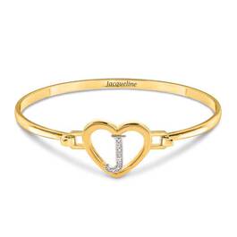 Simply Elegant Diamond Initial Bangle 6403 001 8 1