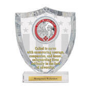 Shields of Honor Silver plated Commemorative 11736 0057 e firefighter
