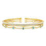 Personalized Luxe Birthstone Cuff 11997 0010 c march