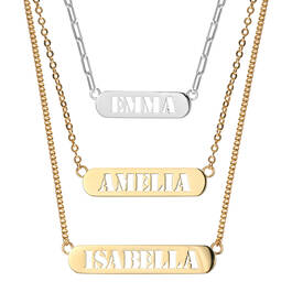 Cutout Custom Name Necklace 11744 0016 a main