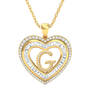 Initial Heart Pendant 10383 0014 g pendant