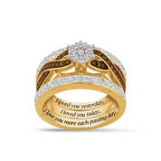 I Love You More Each Day Genuine Diamond Ring Set 10937 0015 a main
