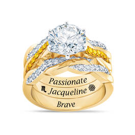 Birthstone Zodiac Ring Set 6740 0044 k november