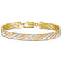 Exquisite Italian Tri Colour Silver Brac 11494 0018 a main