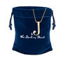 Custom Initial Pendant 11947 0011 g gift pouch