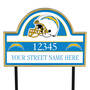 NFL Pride Personalized Address Plaques 5463 0405 a chargers