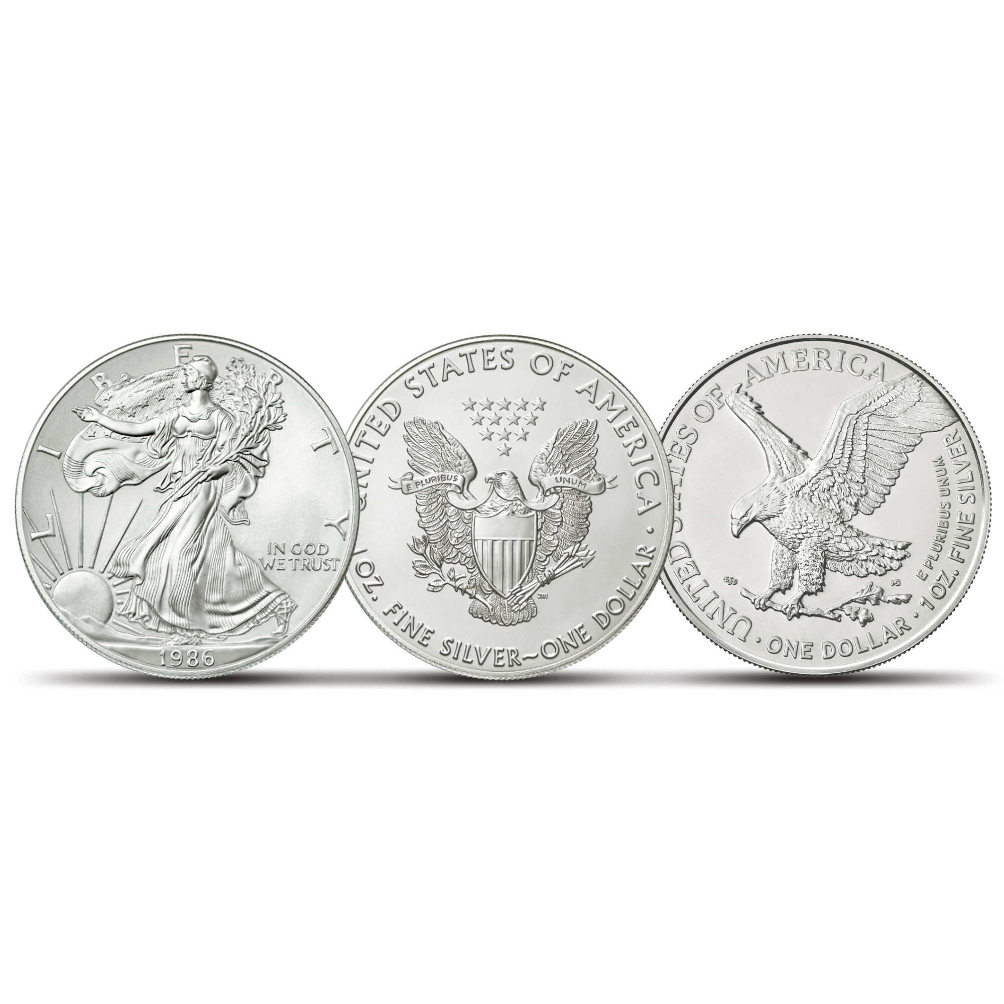 Silver Eagle 35th Anniversary Coin Set 10689 0015 b coin