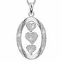 Granddaughter I Love You Diamond Pendant 1887 001 4 2