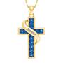 Personalized Birthstone Cross Pendant 5657 001 3 9