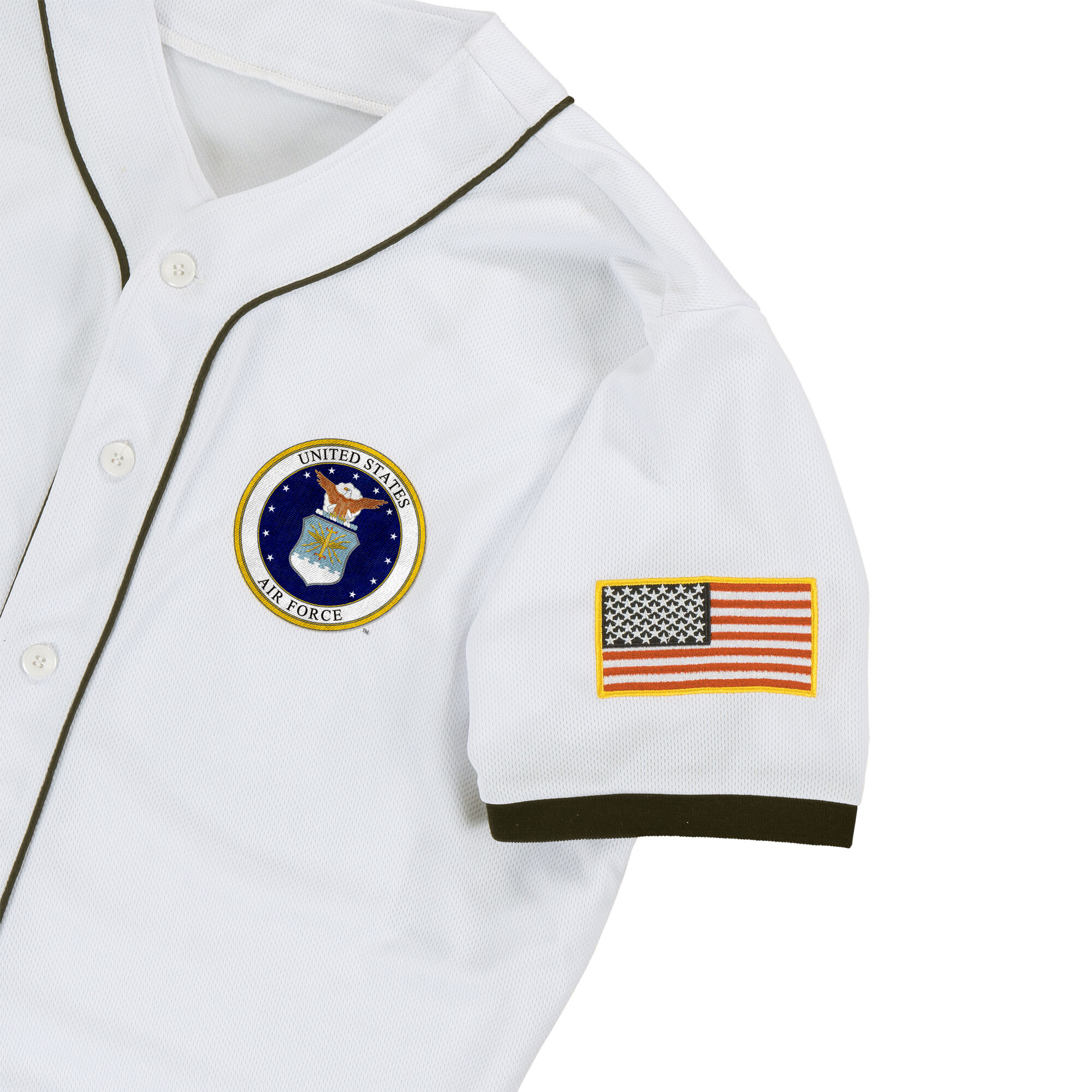 The Personalized US Air Force Baseball Jersey 10650 0036 d detail