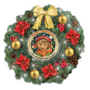 Hummel Lit Christmas Wreath 6946 0020 a main