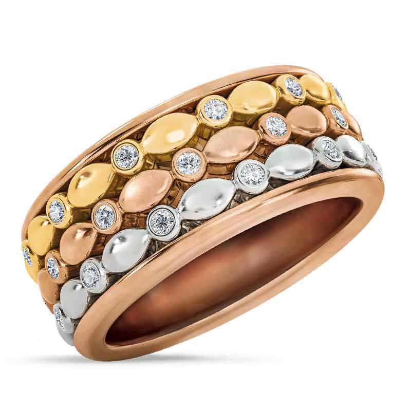 Copper Trinity Spinner Ring 4948 001 5 1