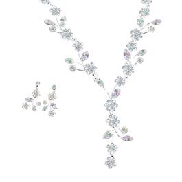 Birthstone Blooms Crystal Necklace 1398 001 6 4