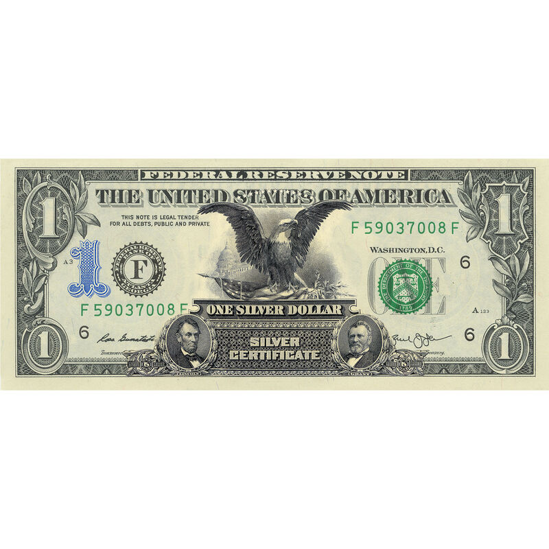 Masterpieces Of American Currency 6664 0038 d black eagle