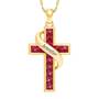 Personalized Birthstone Cross Pendant 5657 001 3 1