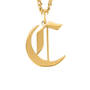 Personalized Edge Initial Pendant 11870 0012 e pendant 5