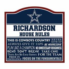 The NFL Personalized House Rules 6087 001 1 1