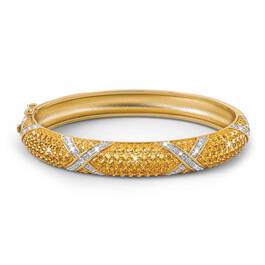 Refined  Radiant Birthstone Bangle 2918 001 5 11