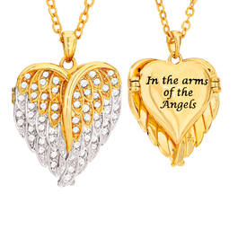 In the Arms of the Angels Personalized Locket 10010 0015 a main