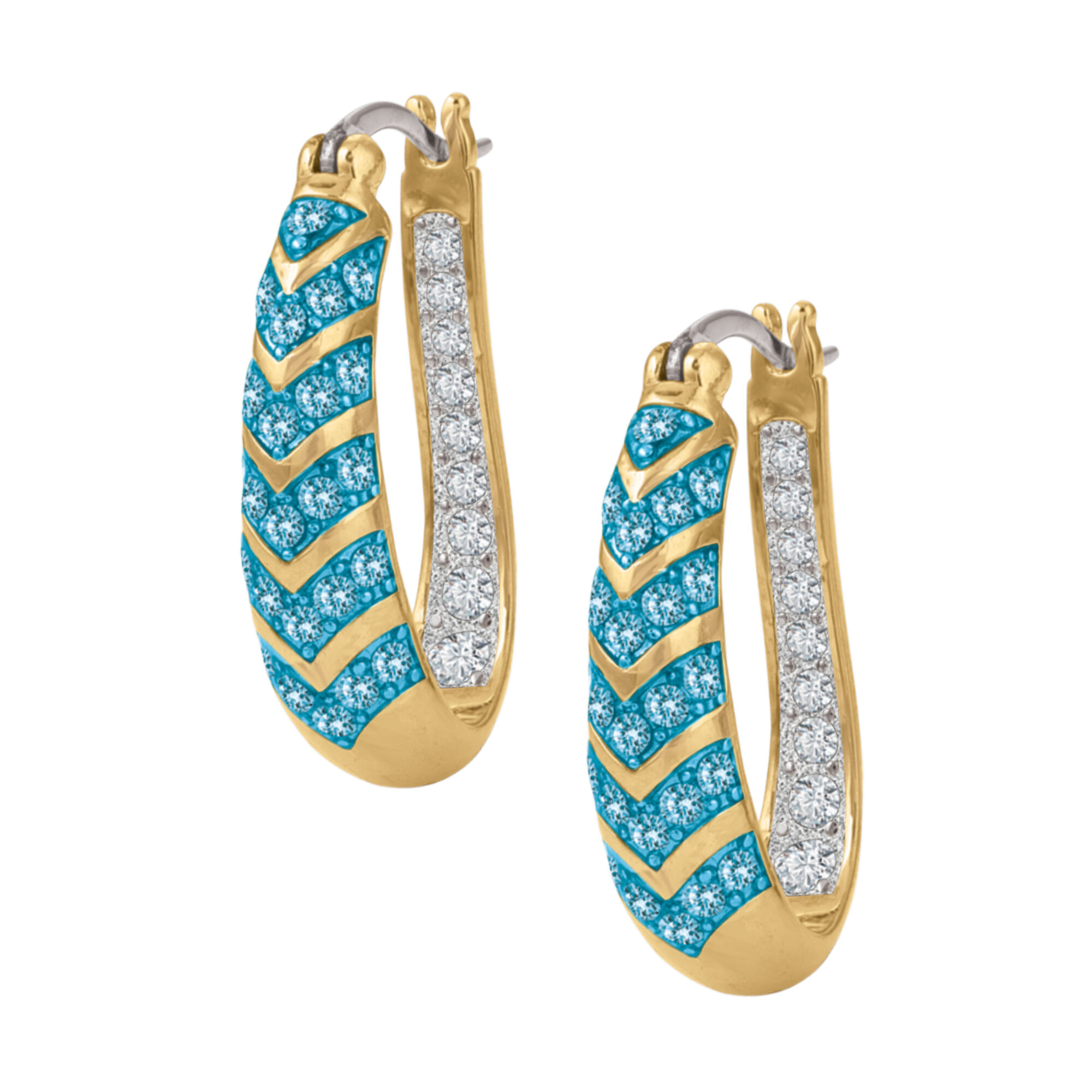 Inside Out Birthstone Hoops 10963 0012 l december