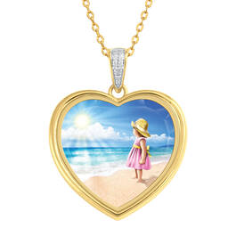My Daughter Forever Crystal Pendant 11140 0016 c front