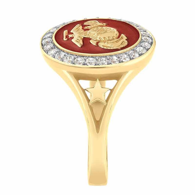 The US Marines Womens Ring 6293 003 7 4