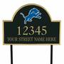 The NFL Personalized Address Plaque 5463 0355 s lions