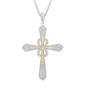 Bless Our Love Diamond Cross Pendant 11607 0012 b front