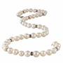 Pearl  Black Diamond Necklace 6062 001 0 4