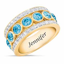 Birthstone Spinner Ring 1522 001 5 12