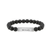 Personalized Black Onyx Bracelet 11787 0030 a main