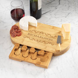 The Personalized Bamboo Cheese Serving Set 10767 0010 d cheese