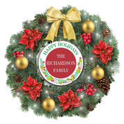 The Personalized Lit Christmas Wreath 11878 0014 a main