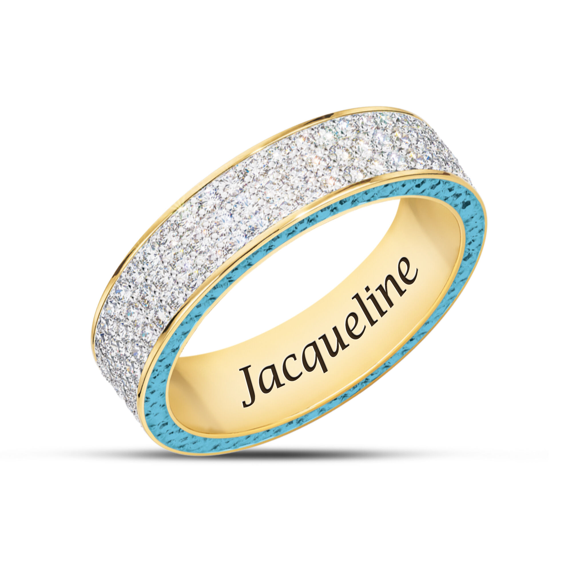 Personalized Birthstone Eternity Ring 10903 0015 c march