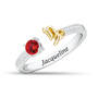 Birthstone & Diamond Zodiac Ring 11999 0018 a main