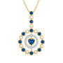 Love Embrace Birthstone Diamond Necklace 6928 0014 i september