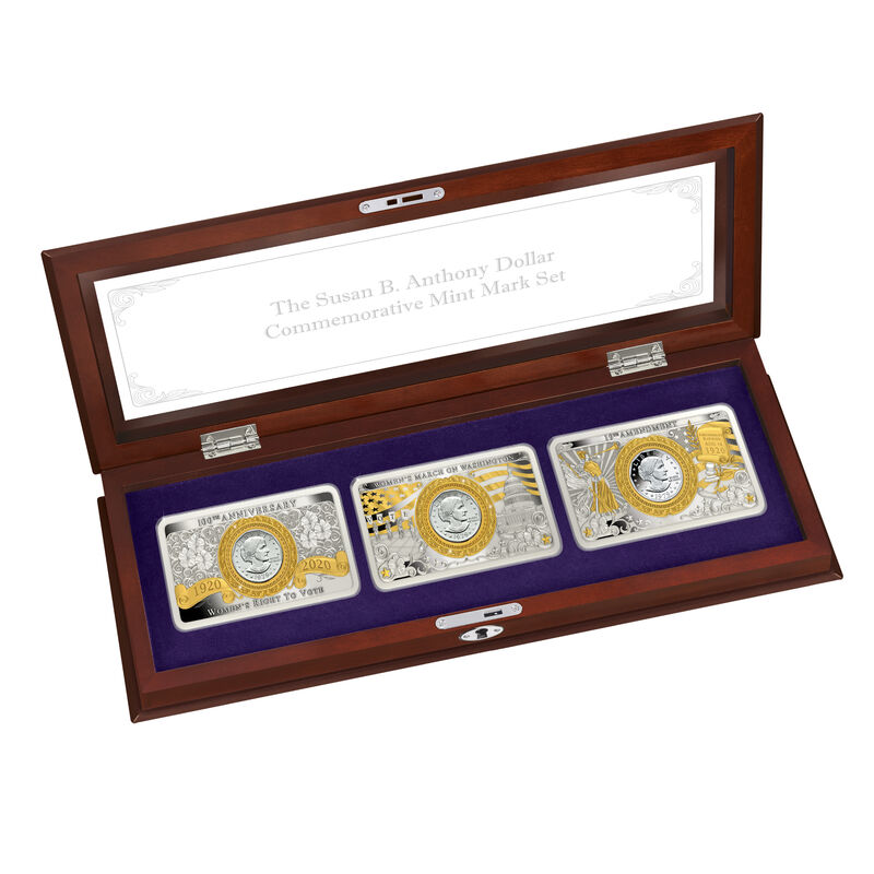 The Susan B Anthony Dollar Commemorative Mint Mark Set 6698 0012 a main