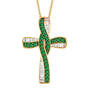 Personalized Birthstone Cross 11038 0011 e may