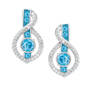 Birthstone Wave Earrings, Birthstone Wave Earrings 2202 0069 l december