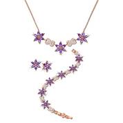 Violets in the Snow Jewelry Set 5793 001 8 1