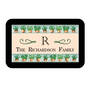 Personalized Monogram Kitchen Mat 6849 0010 a main