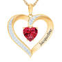 The Birthstone Heart Pendant 6015 0026 g july