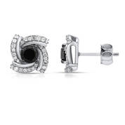 Black Diamond Swirl Earrings 11142 1590 a main