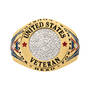 Veteran's Legacy Diamond Ring, Veterans Legacy Diamond Ring 12420 0015 b top