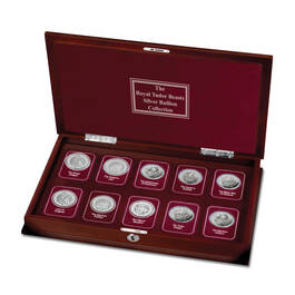 The Kings Beasts Silver Bullion Collection 10857 0011 g display