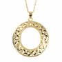 Golden Kisses Diamond-Cut Hoops with FREE Matching Pendant, Golden Kisses Diamond Cut Hoops wPendant 2257 004 8 3