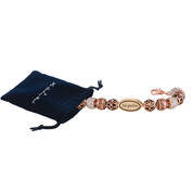 Personalized Copper Charm Bracelet 6493 0019 g pouch
