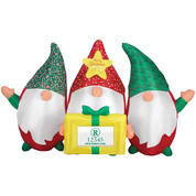 The Monogrammed Christmas Inflatable Gnome Trio 11551 0018 a main