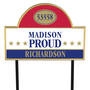 The Personalized Theres No Place Like Home Address Plaque 12135 0011 a main