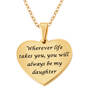 Always My Daughter Diamond Pendant Music Box 2869 0063 d pendant back